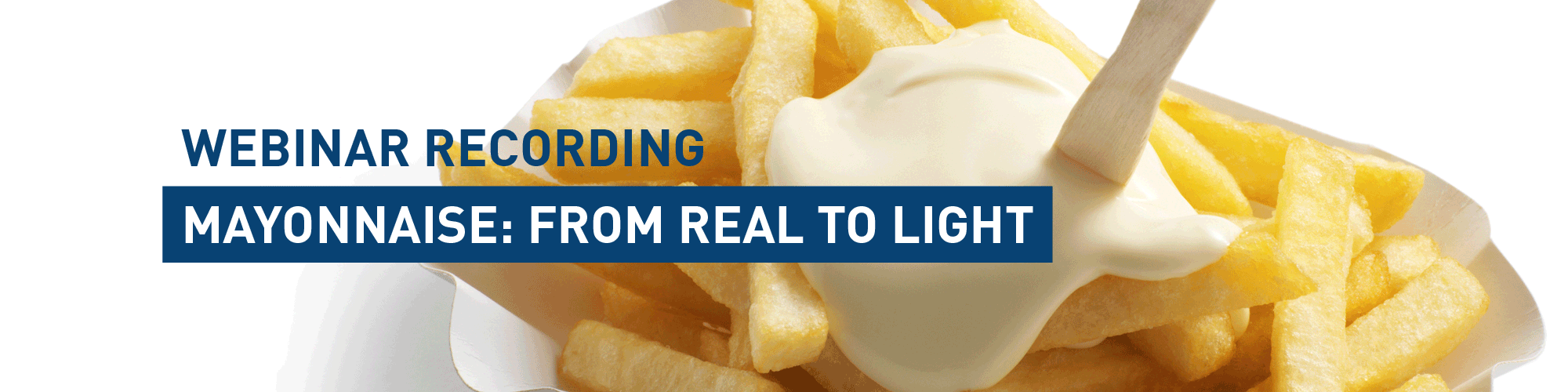 ProXES Webinar Mayonnaise: real to light