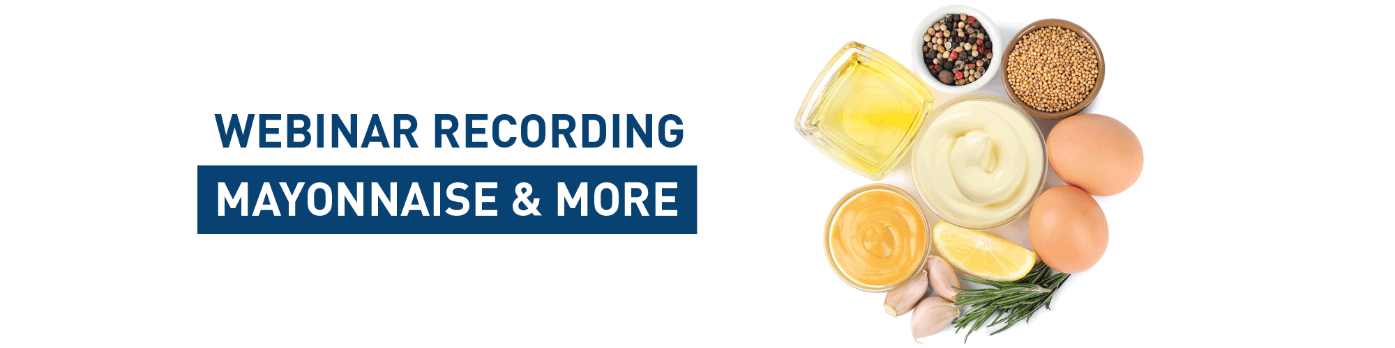 ProXES Webinar Recording: Mayonnaise and more