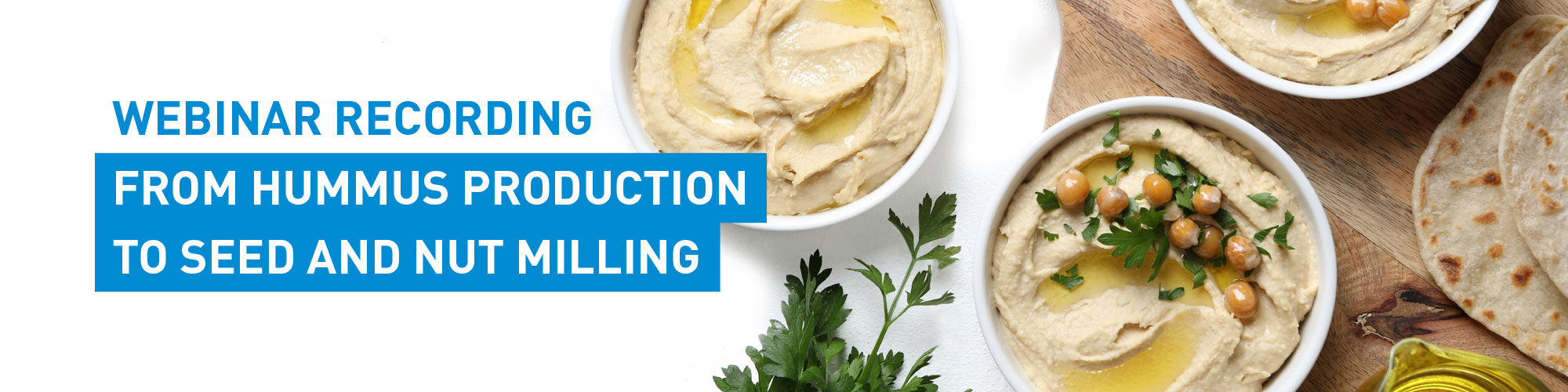 ProXES Webinar: From hummus production to seed and nut milling