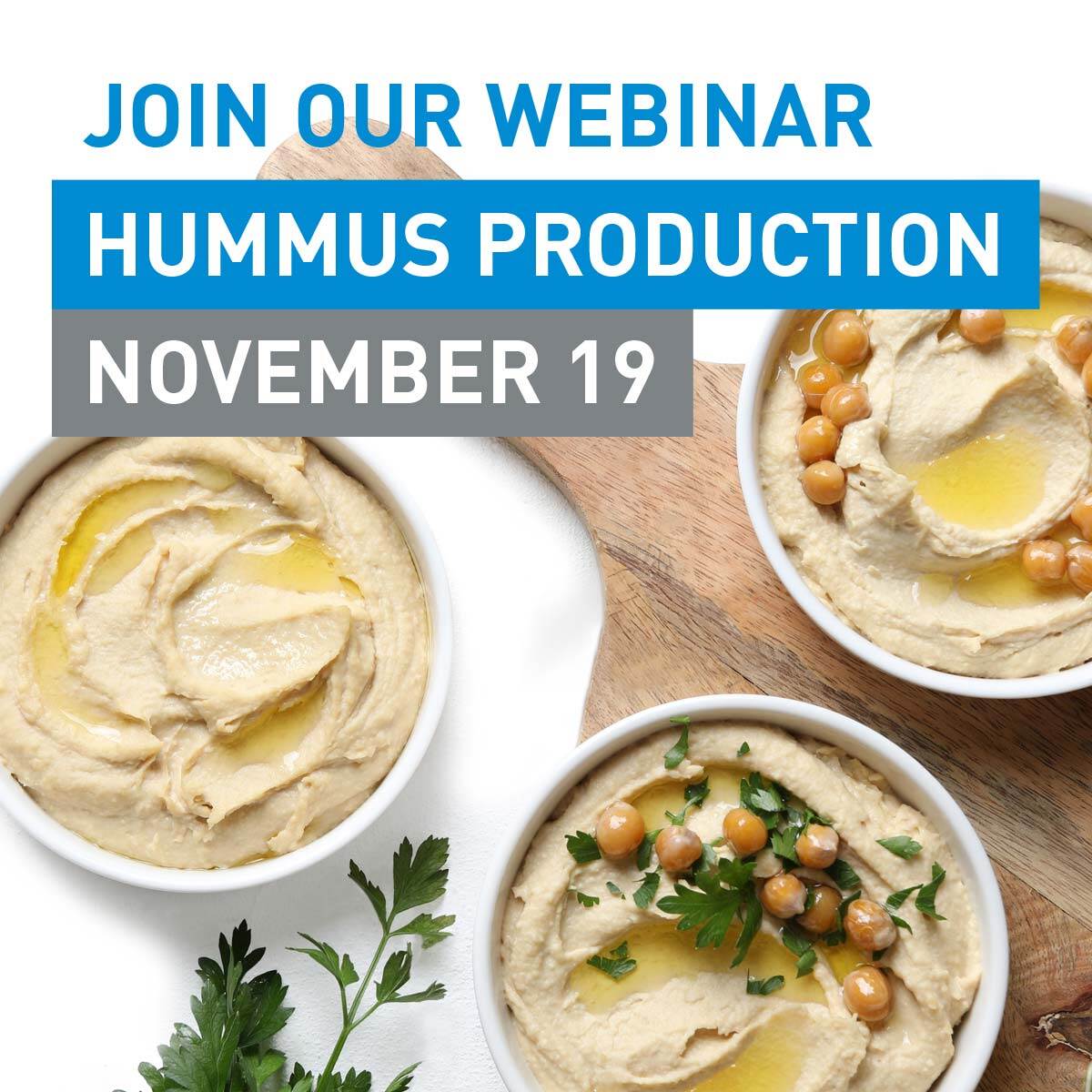 ProXES Webinar: From hummus production to seed and nut milling